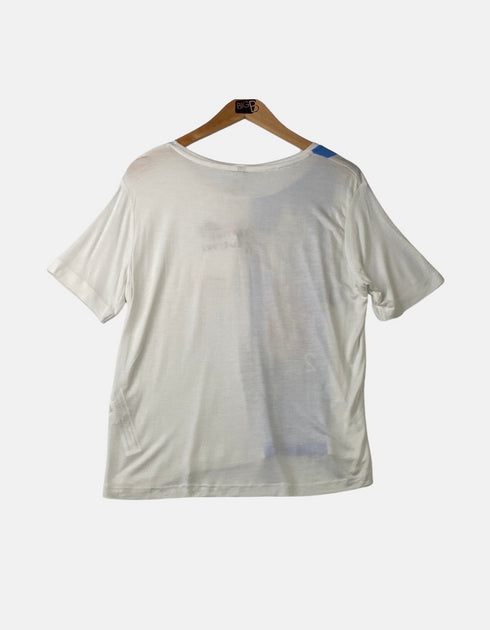 White print T-shirt FM